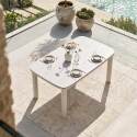 Gartentisch Aluminiumgestell, 6 Personen, 150 x 90 cm