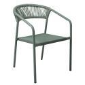 Gartentisch Aluminiumgestell, 8 Personen, 213x90 cm, und 8 Stühle aus Textilene