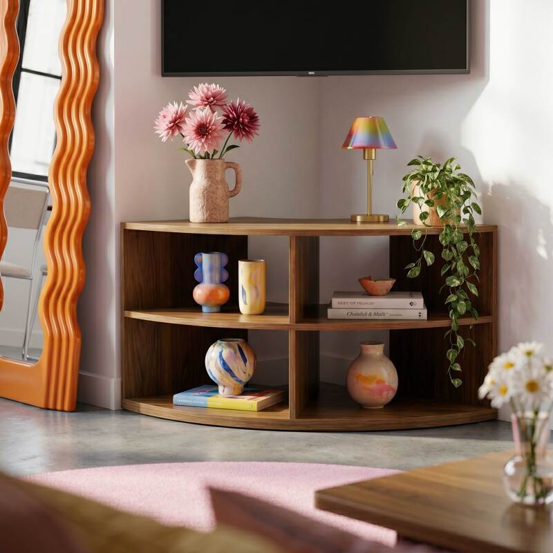 Lowboard in Holzoptik, 120 cm, skandinavischer Stil