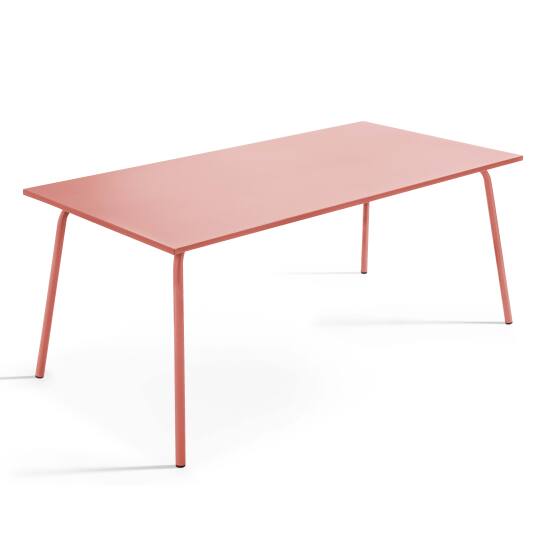 Gartentisch (180 x 90 x 72 cm) im Design aus Metall