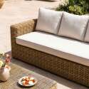 Gartenlounge-Set aus geflochtenem Harz für 8 Sitzen mit 2 Sofa, 2 Sesseln und 1 Couchtisch