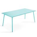 Gartentisch (180 x 90 x 72 cm) im Design aus Metall 