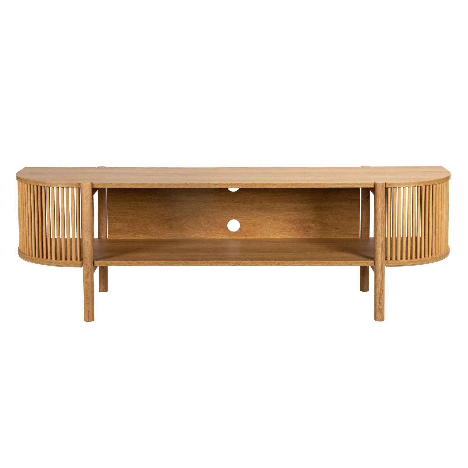 Lowboard in Holzoptik, 160 cm, Boho-Stil