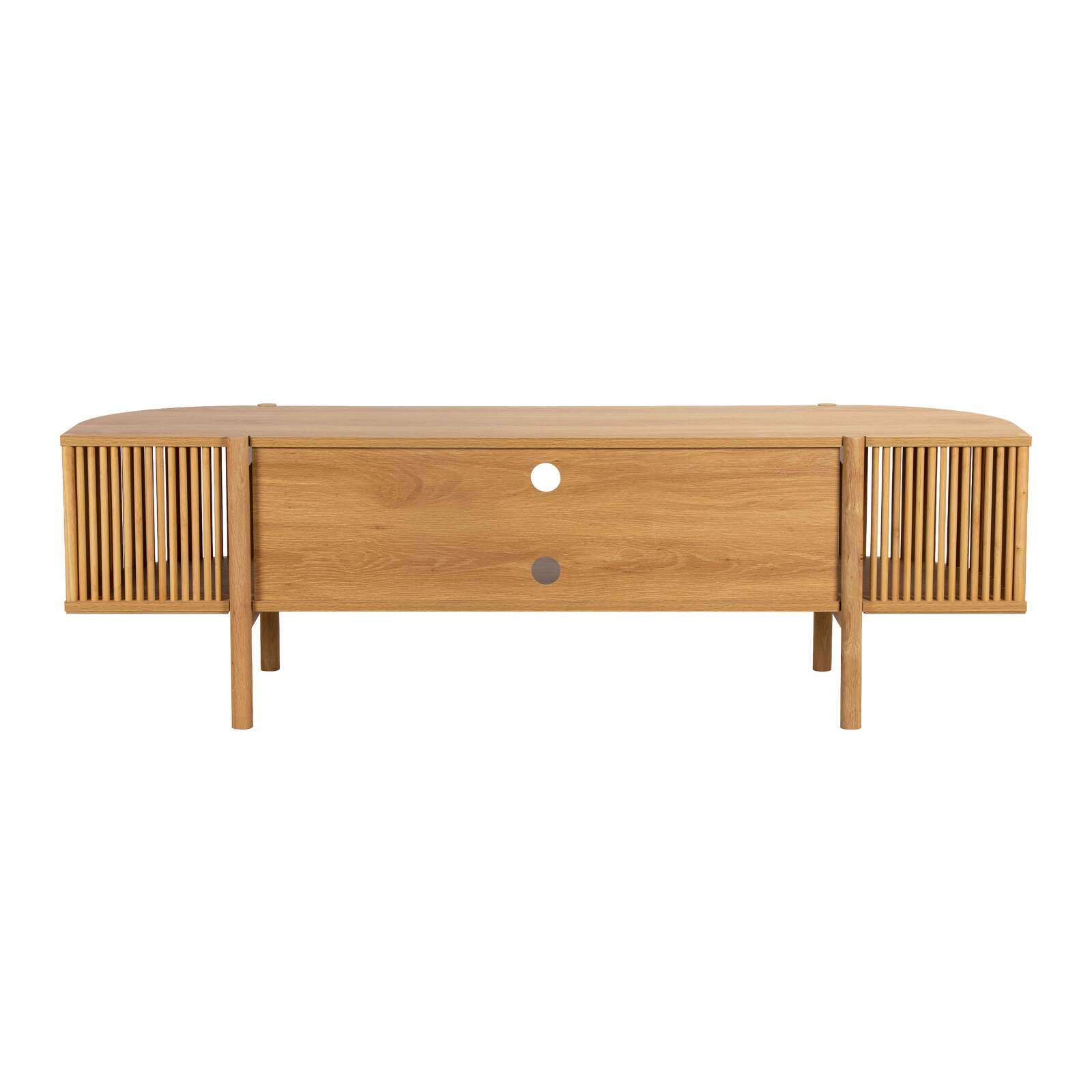 Lowboard in Holzoptik, 160 cm, Boho-Stil