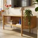 Lowboard in Holzoptik, 160 cm, Boho-Stil