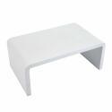 Couchtisch Rechteckig glatte Betonoptik, 100x60x40 cm
