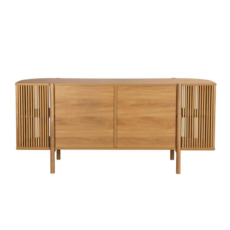 Sideboard offen in Holzoptik, 160 cm, Boho-Stil (6/8)