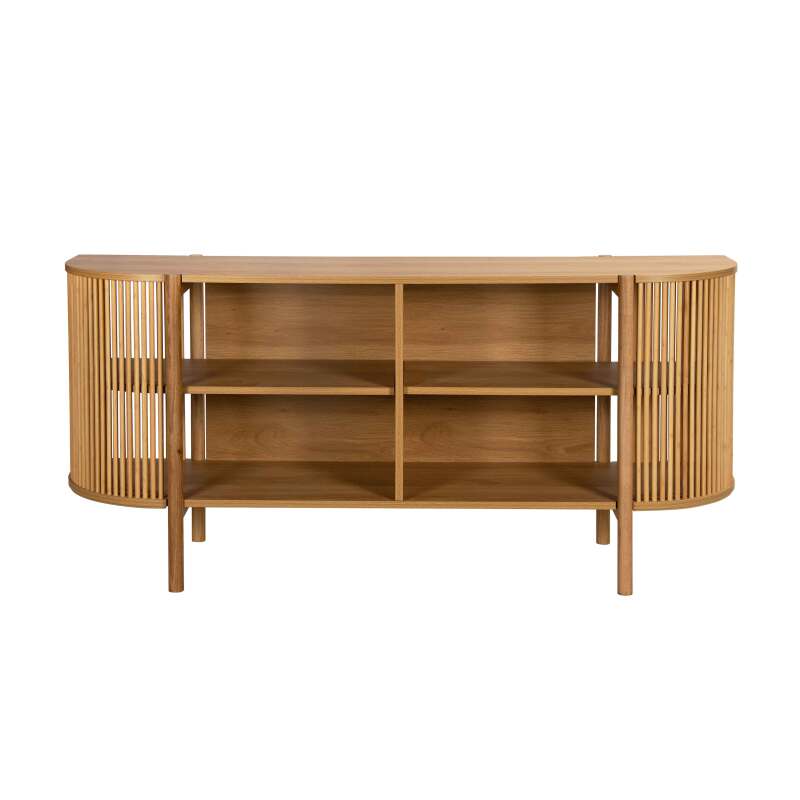Sideboard offen in Holzoptik, 160 cm, Boho-Stil (5/8)