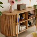 Sideboard offen in Holzoptik, 160 cm, Boho-Stil