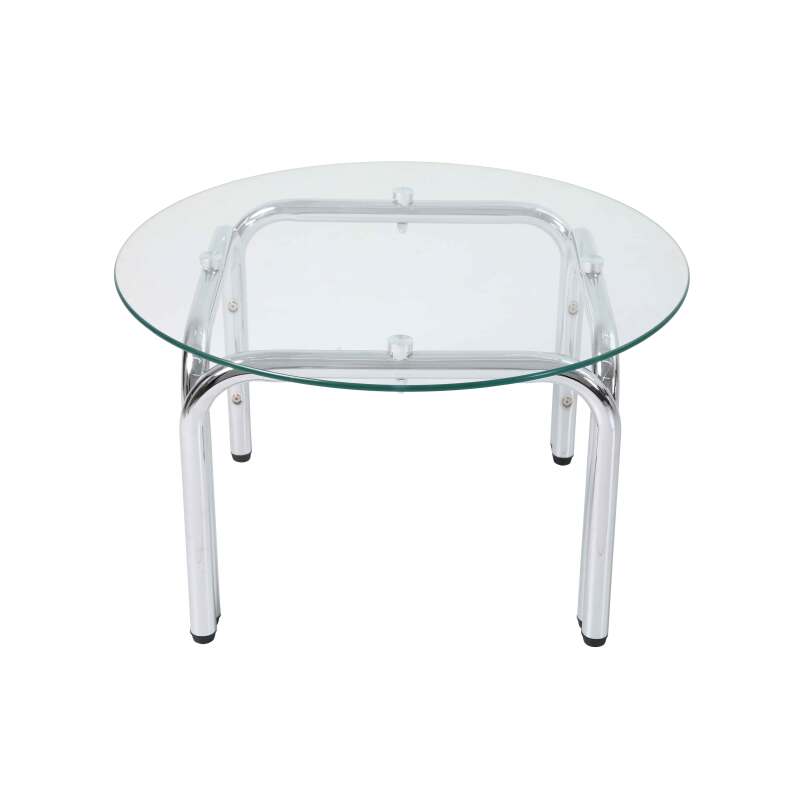 Couchtisch rund, aus gehärtetem Glas, Ø70 cm (5/6)