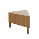 Lowboard in Holzoptik, 120 cm, skandinavischer Stil