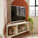 Ecklowboard farbig, 120 cm, skandinavischer Stil