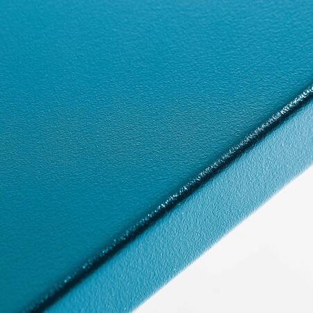 Quadratischer Gartentisch 120 x 120 cm und 4 Metallbänke  (3/6)