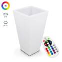 Leuchtende LED-Vase (41 x 77 cm)