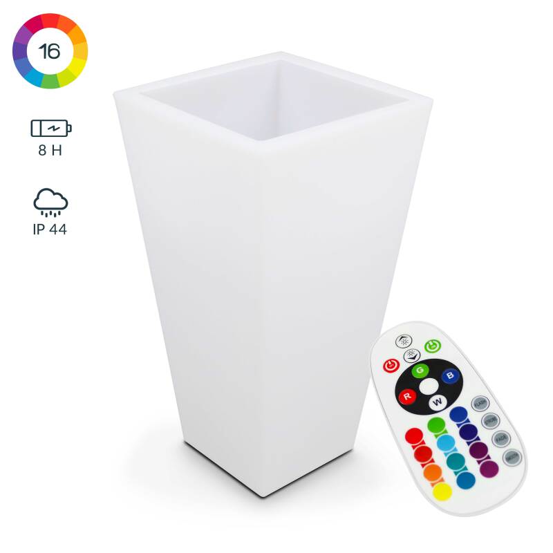 Leuchtende LED-Vase (41 x 77 cm)