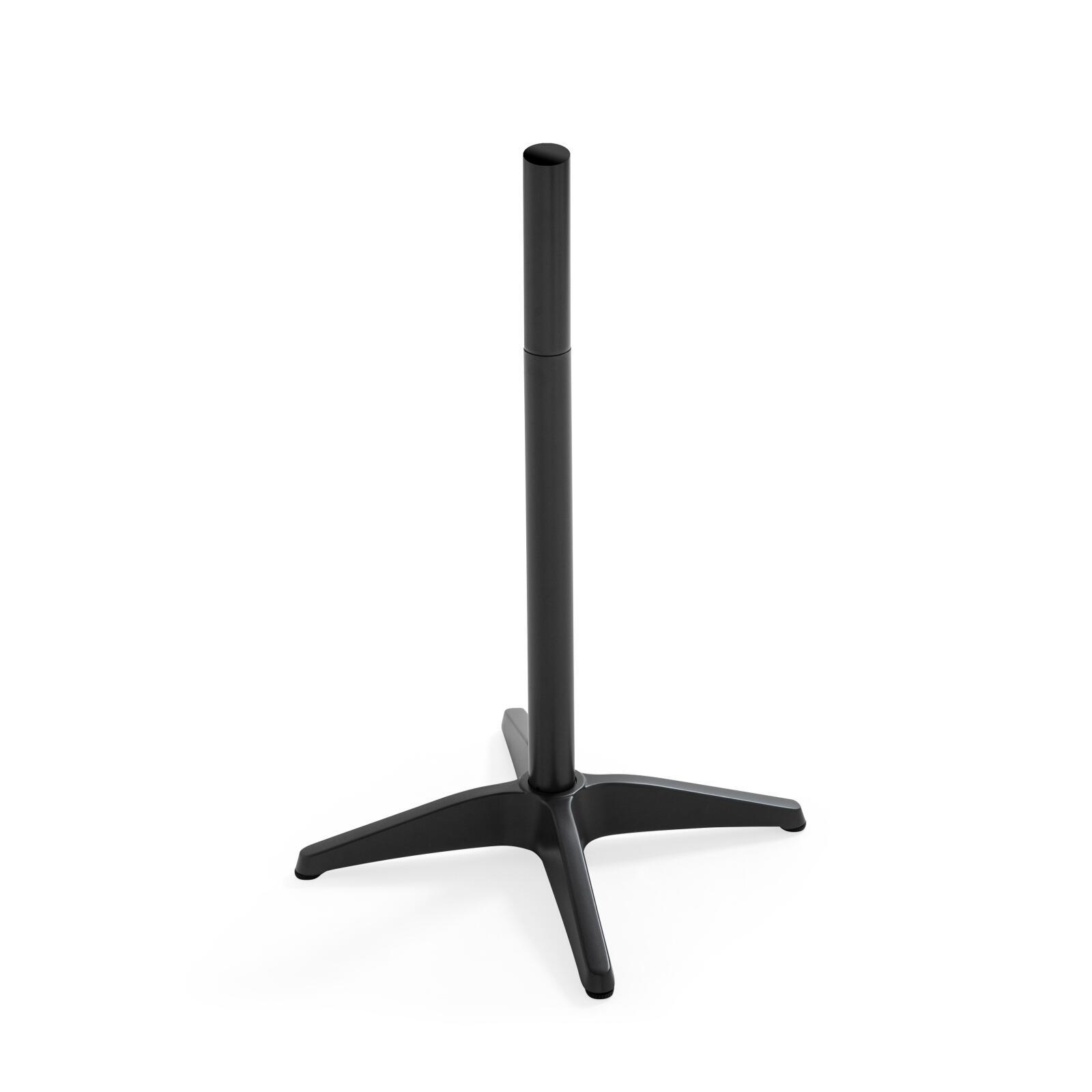 Graues Aluminium-Tischbein für Stehtische 