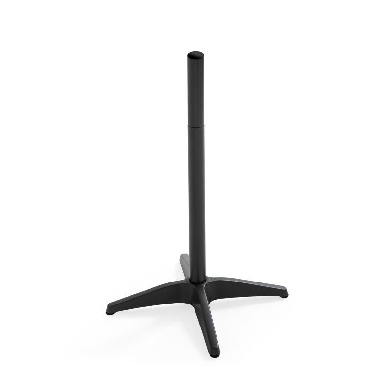 Graues Aluminium-Tischbein für Stehtische 