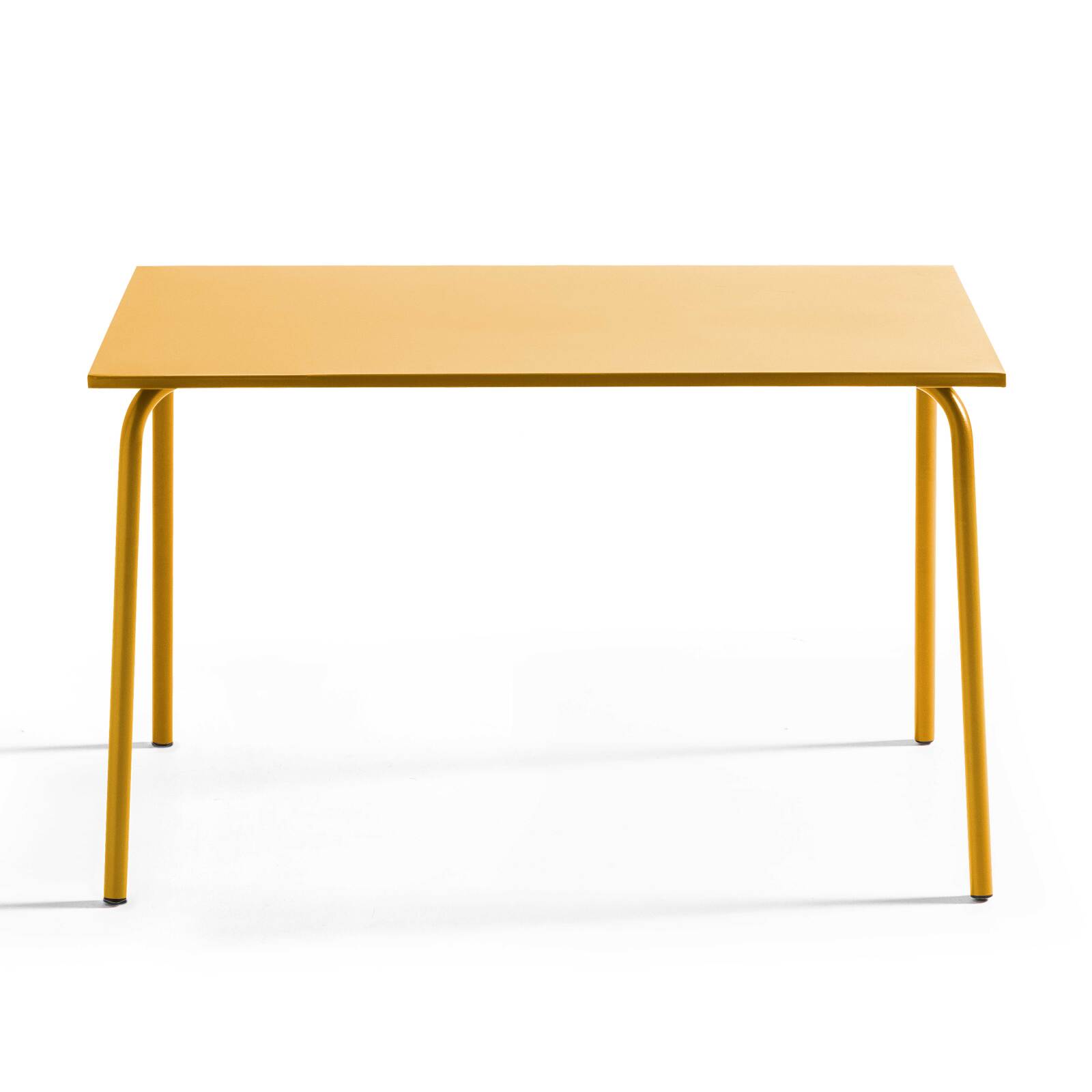 Gartentisch (120 x 70 x 72 cm) aus thermolackiertem Stahl 