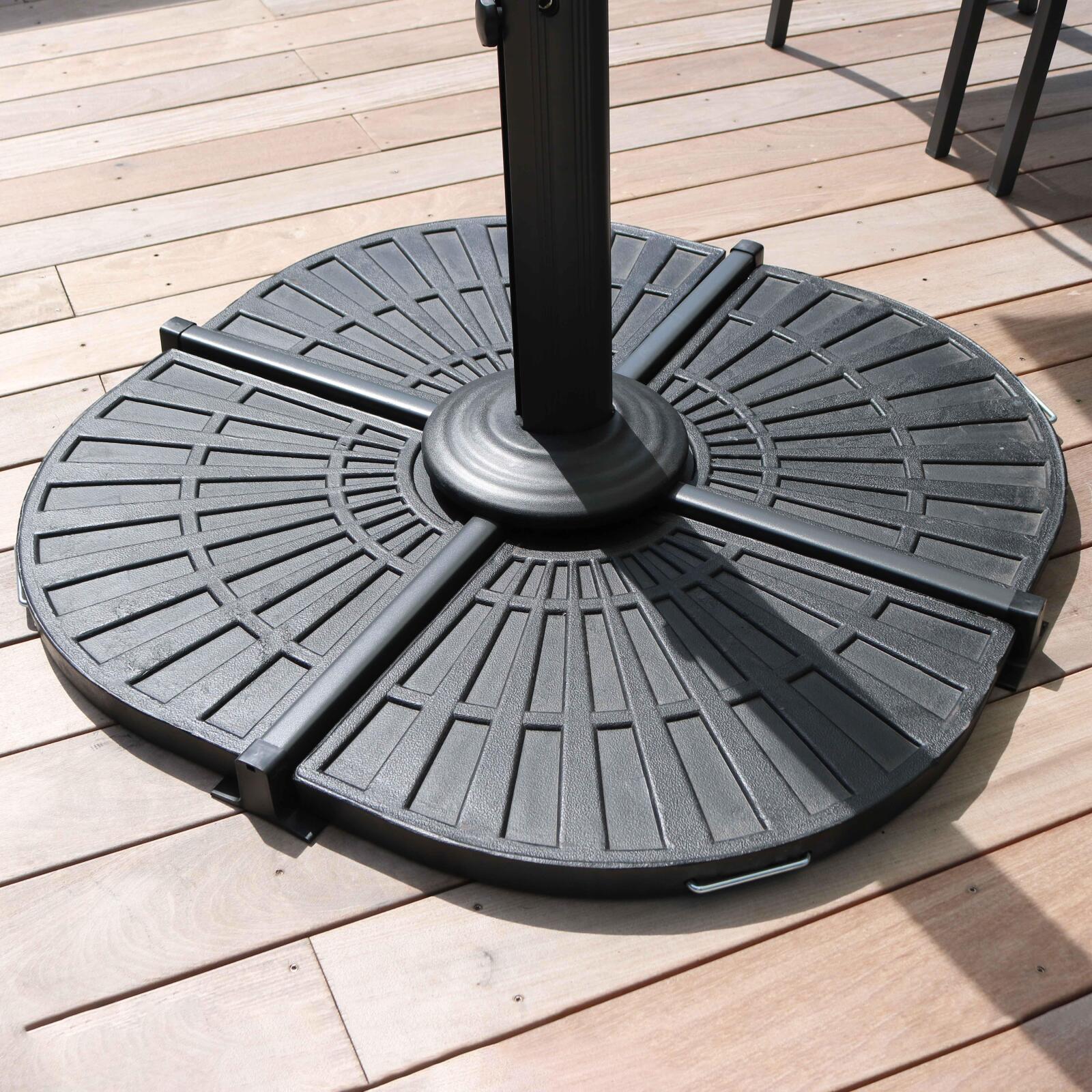 Gewichtete Sonnenschirmfliese