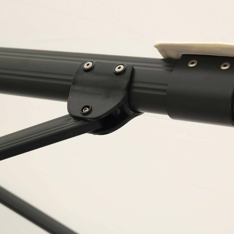 360° drehbarer Quadratischer versetzter Sonnenschirm (3 x 3m) (6/7)