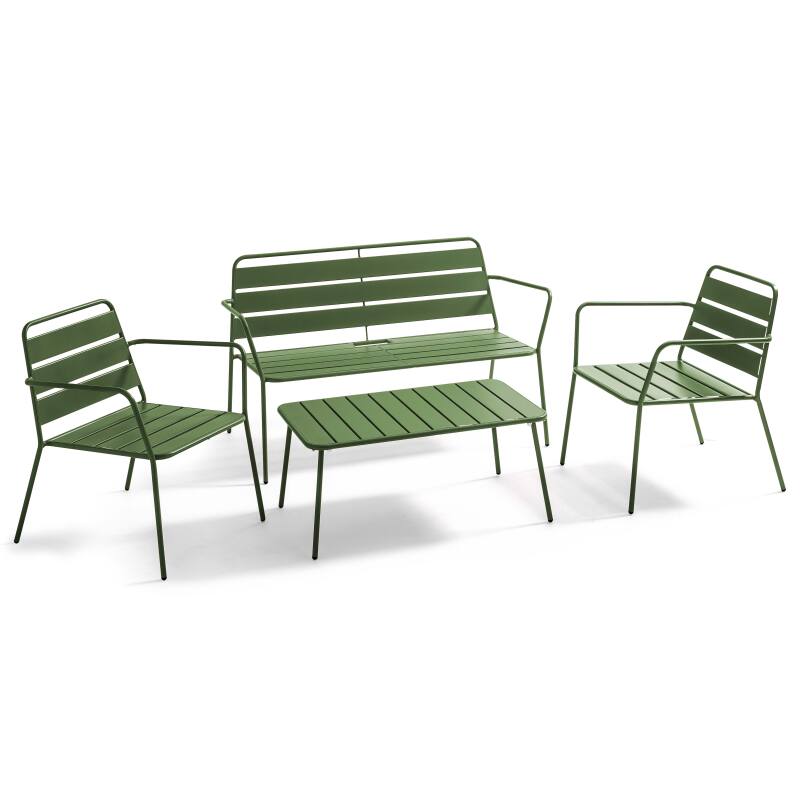 Rechteckiger Garten Couchtisch 90 x 50 cm (6/7)