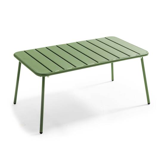 Rechteckiger Garten Couchtisch 90 x 50 cm