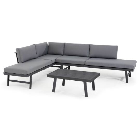 Modulare Gartenmöbel 1 Ecksofa und 1 Couchtisch | Oviala