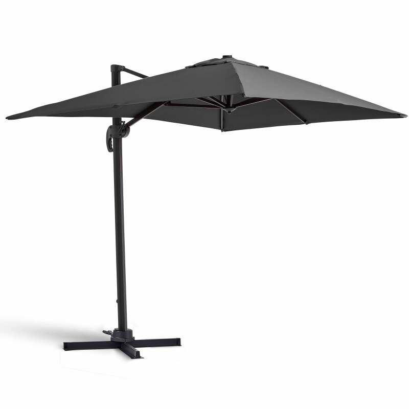 Rechteckiger, drehbarer 360°-versetzter Sonnenschirm (2 x 3m)