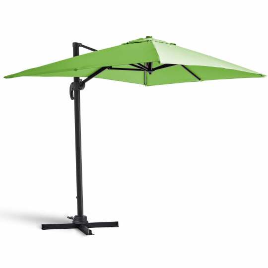 Rechteckiger, drehbarer 360°-versetzter Sonnenschirm (2 x 3m)