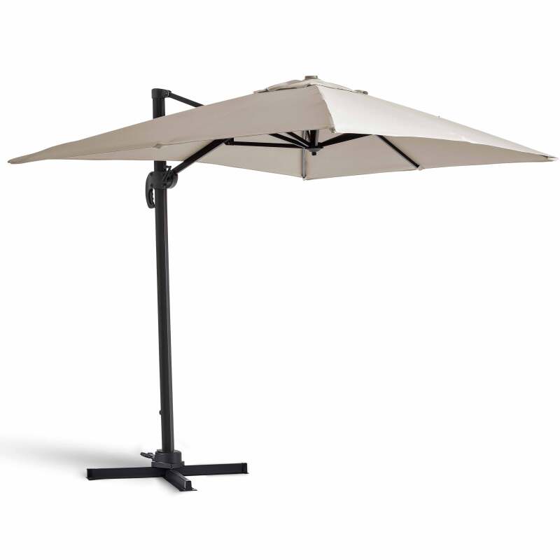 Rechteckiger, drehbarer 360°-versetzter Sonnenschirm (2 x 3m)