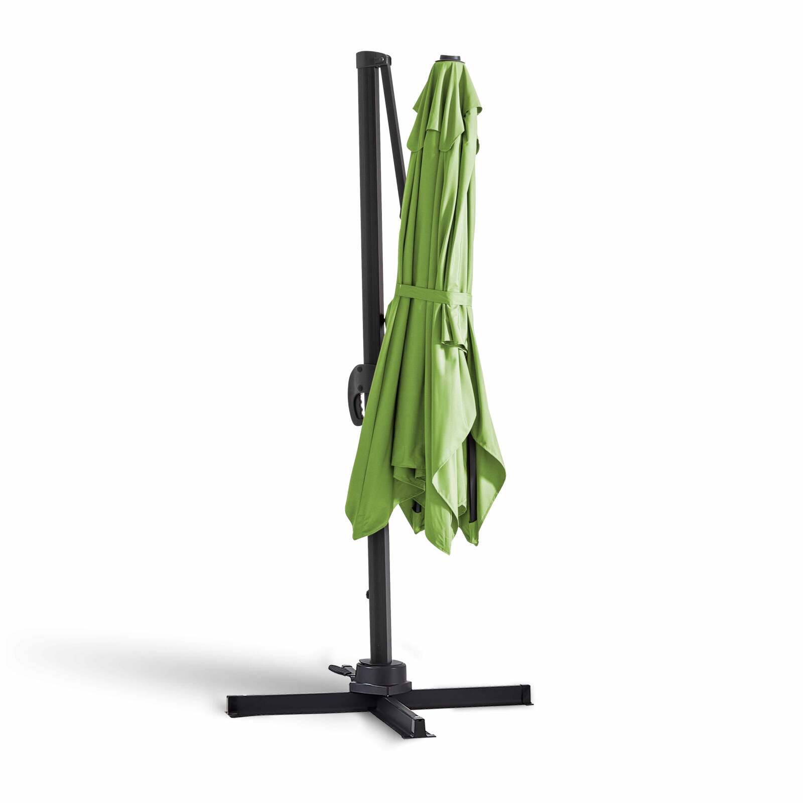 Rechteckiger, drehbarer 360°-versetzter Sonnenschirm (2 x 3m)