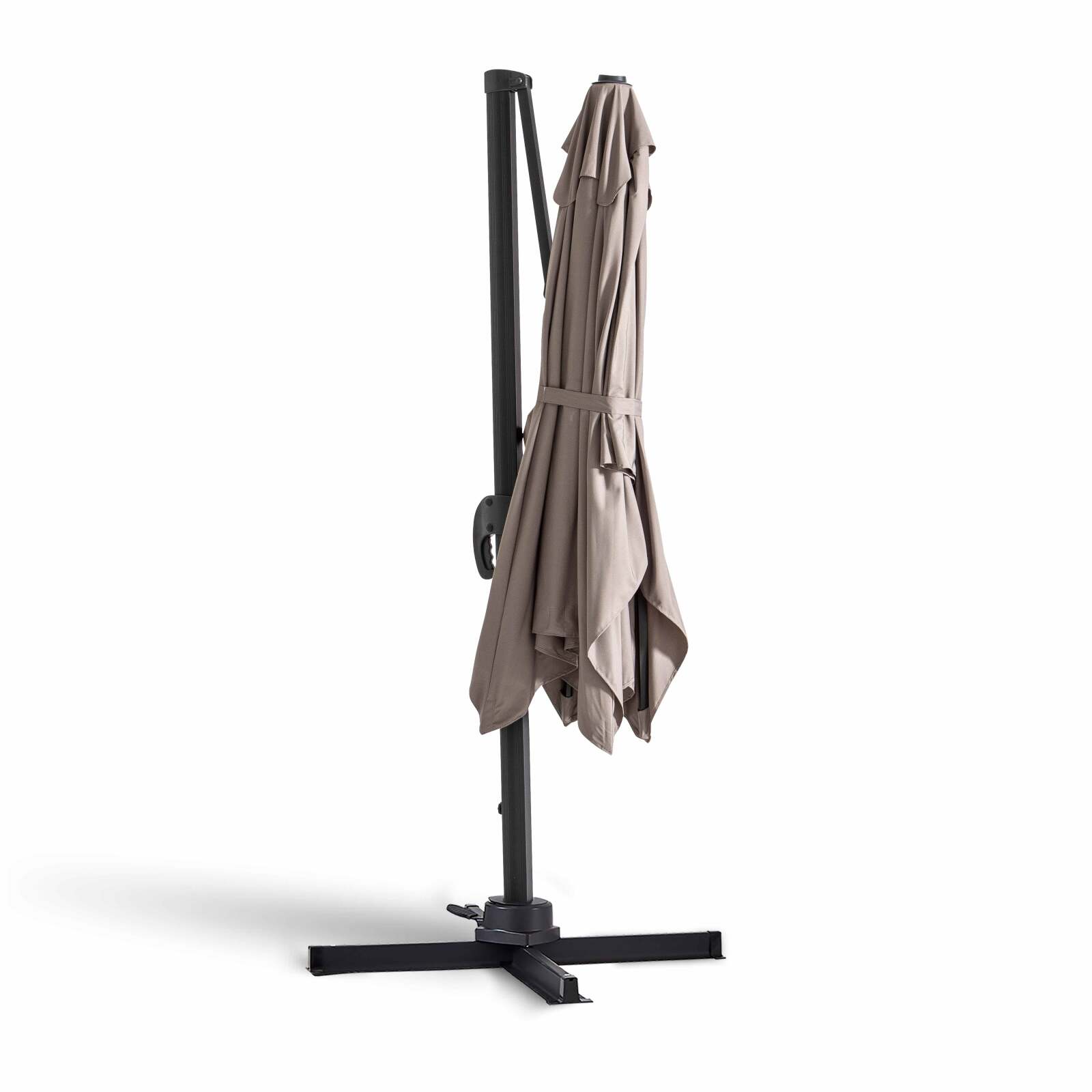 Rechteckiger, drehbarer 360°-versetzter Sonnenschirm (2 x 3m) Rechteckiger, drehbarer 360°-versetzter Sonnenschirm (2 x 3m)