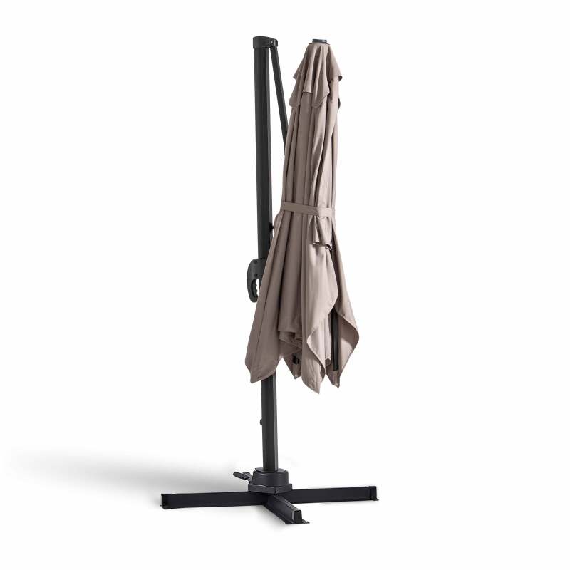 Rechteckiger, drehbarer 360°-versetzter Sonnenschirm (2 x 3m)