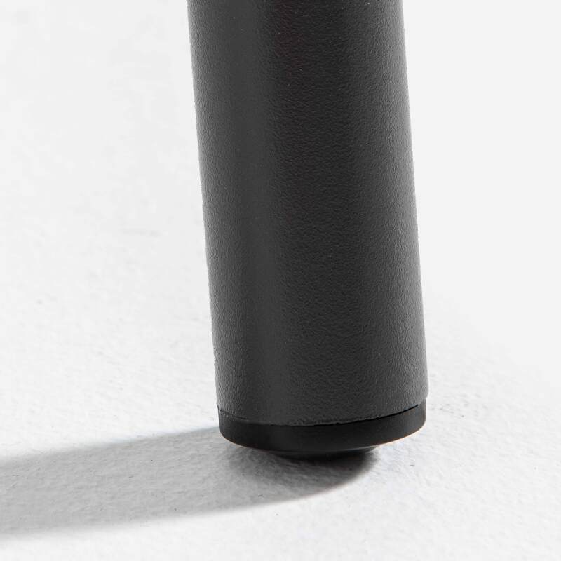 Quadratischer Gartentisch (120 x 120 cm) aus Metall  (4/6)