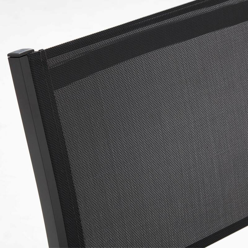 Gartentisch aus Keramik mit Tilt-Muster, 8 Stühlen und 2 Stühlen mit Armlehnen 