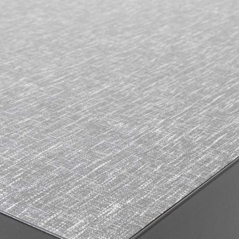 Gartentisch aus Keramik mit Stoffmuster (182 x 121 x 74 cm)