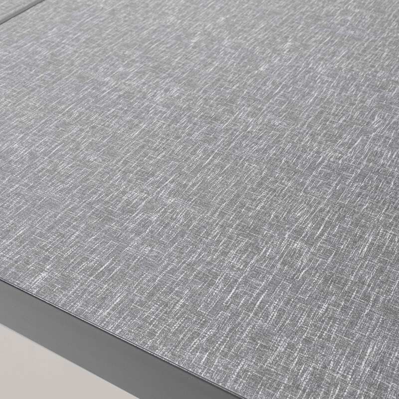 Gartentisch aus Keramik mit Stoffmuster (182 x 121 x 74 cm)