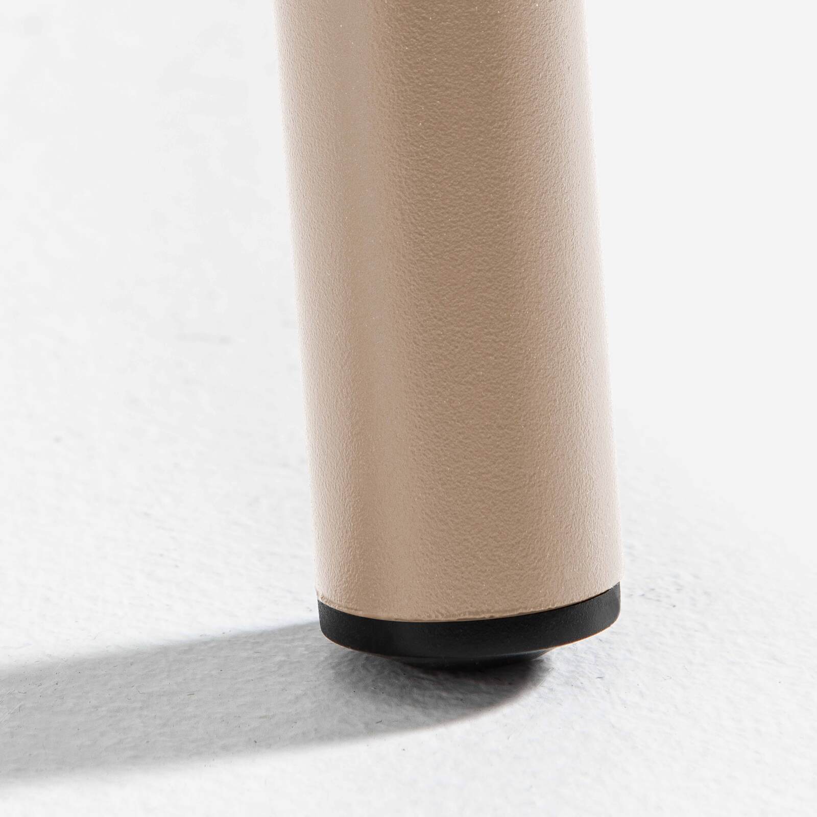 Quadratischer Gartentisch (120 x 120 cm) aus Metall 