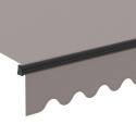 Motorisierter Markisenbanner mit halbintegriertem 3 x 4 m Kofferraum 