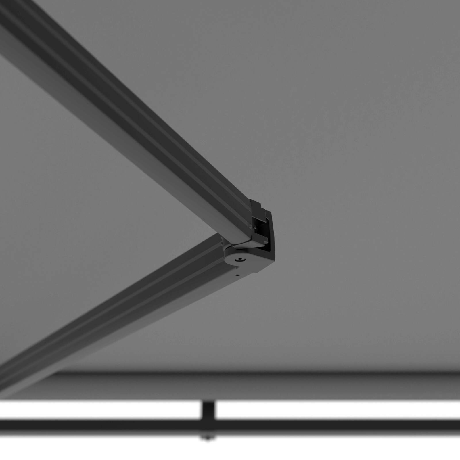 Motorisierter Markisenbanner mit halbintegriertem 3 x 4 m Kofferraum 