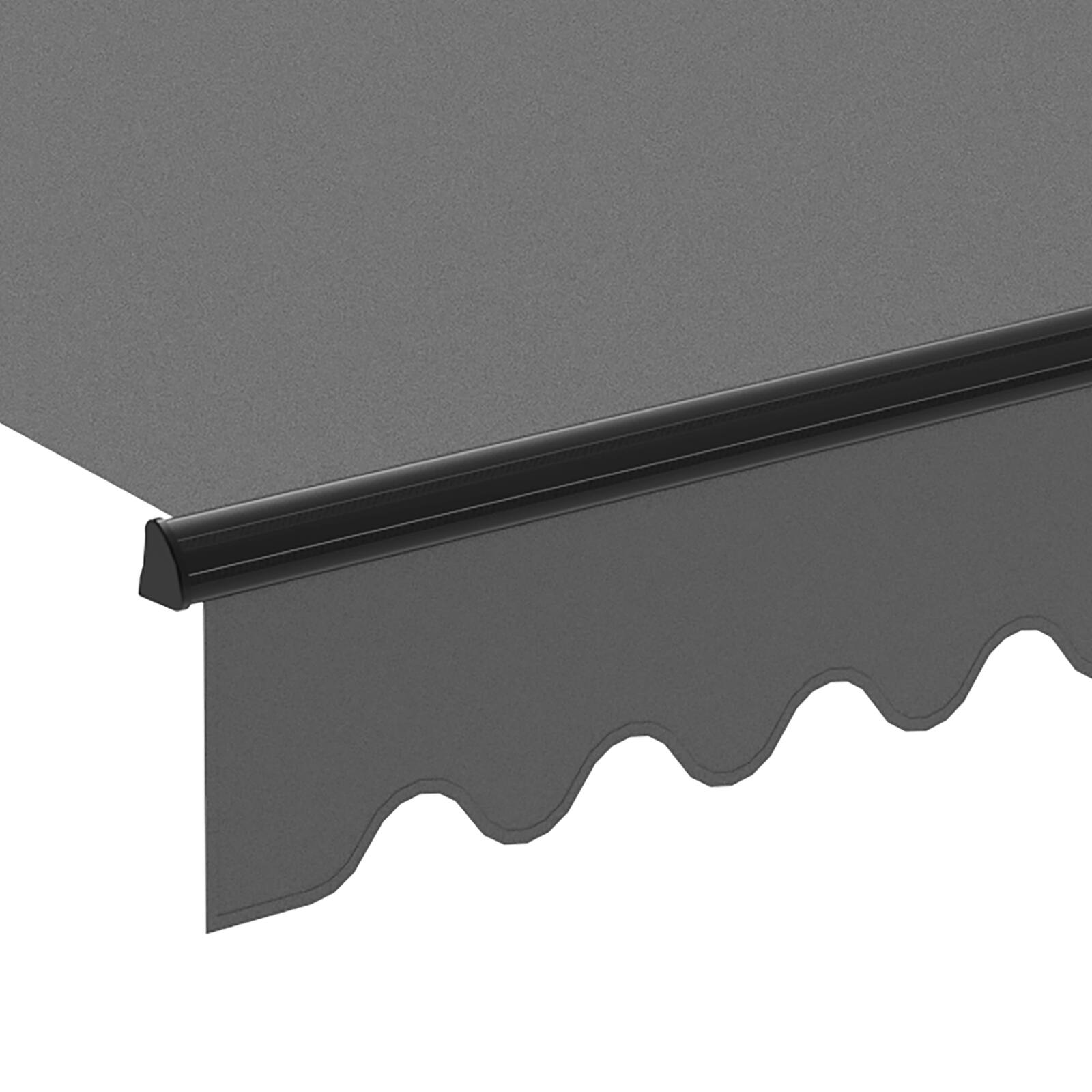 Motorisierter Markisenbanner mit halbintegriertem 3 x 4 m Kofferraum 