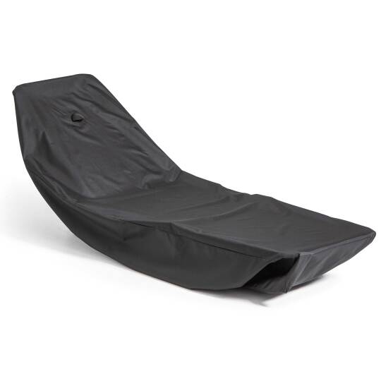 Schwarze Liegestuhlbezug 200 x 75 x 45 cm