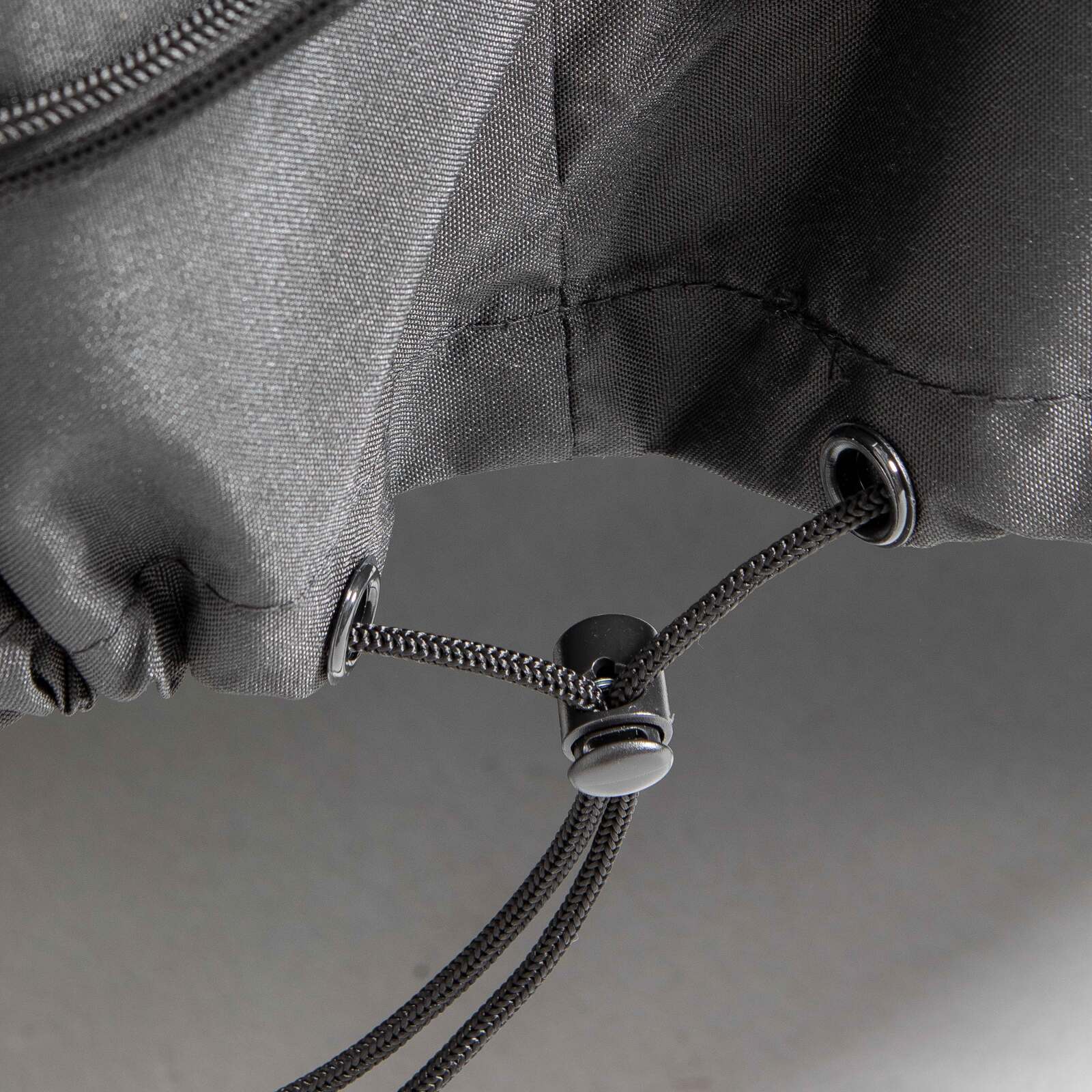 Schwarze Liegestuhlbezug 200 x 75 x 45 cm 