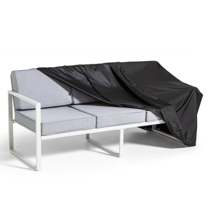 Schwarze Gartenstuhlhülle 230 x 90 x 60 cm