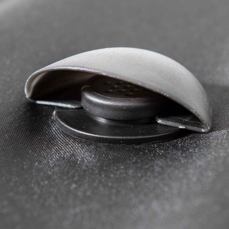 Plancha Abdeckung 50 x 45 x 40 cm Schwarz