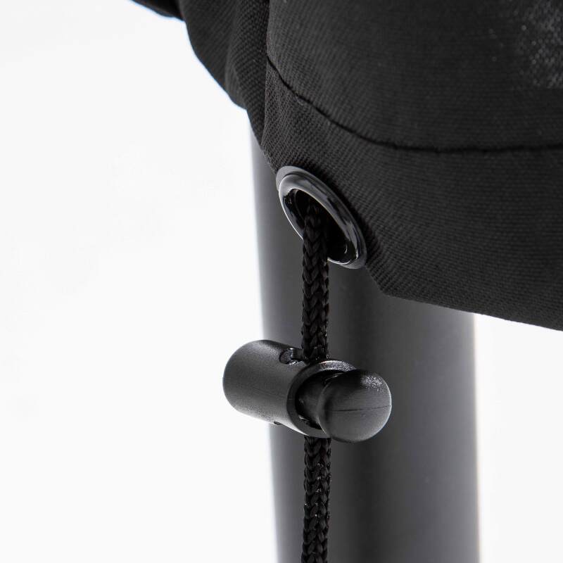 Gerade Sonnenschirmhülle 210 cm schwarz