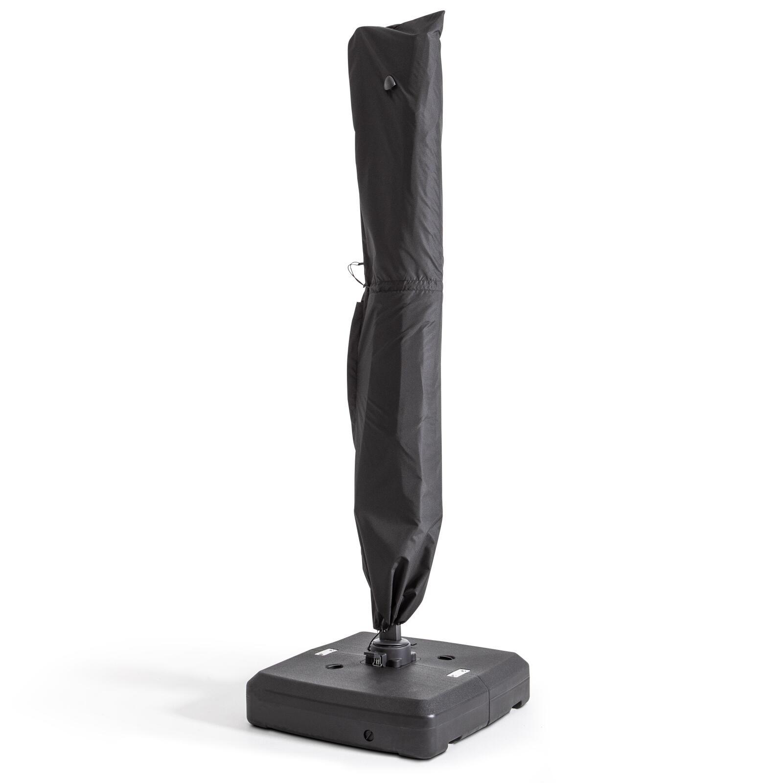 Sonnenschirmhülle für versetzten Sonnenschirm 240 cm schwarz  Sonnenschirmhülle für versetzten Sonnenschirm 240 cm schwarz