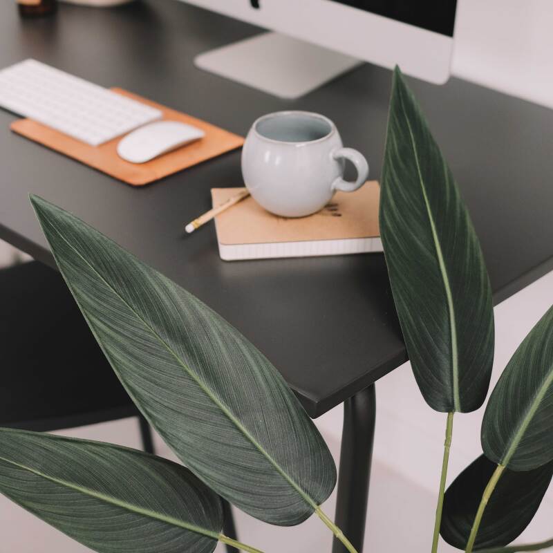 Künstliche Strelitzia im Topf, Höhe 90 cm 