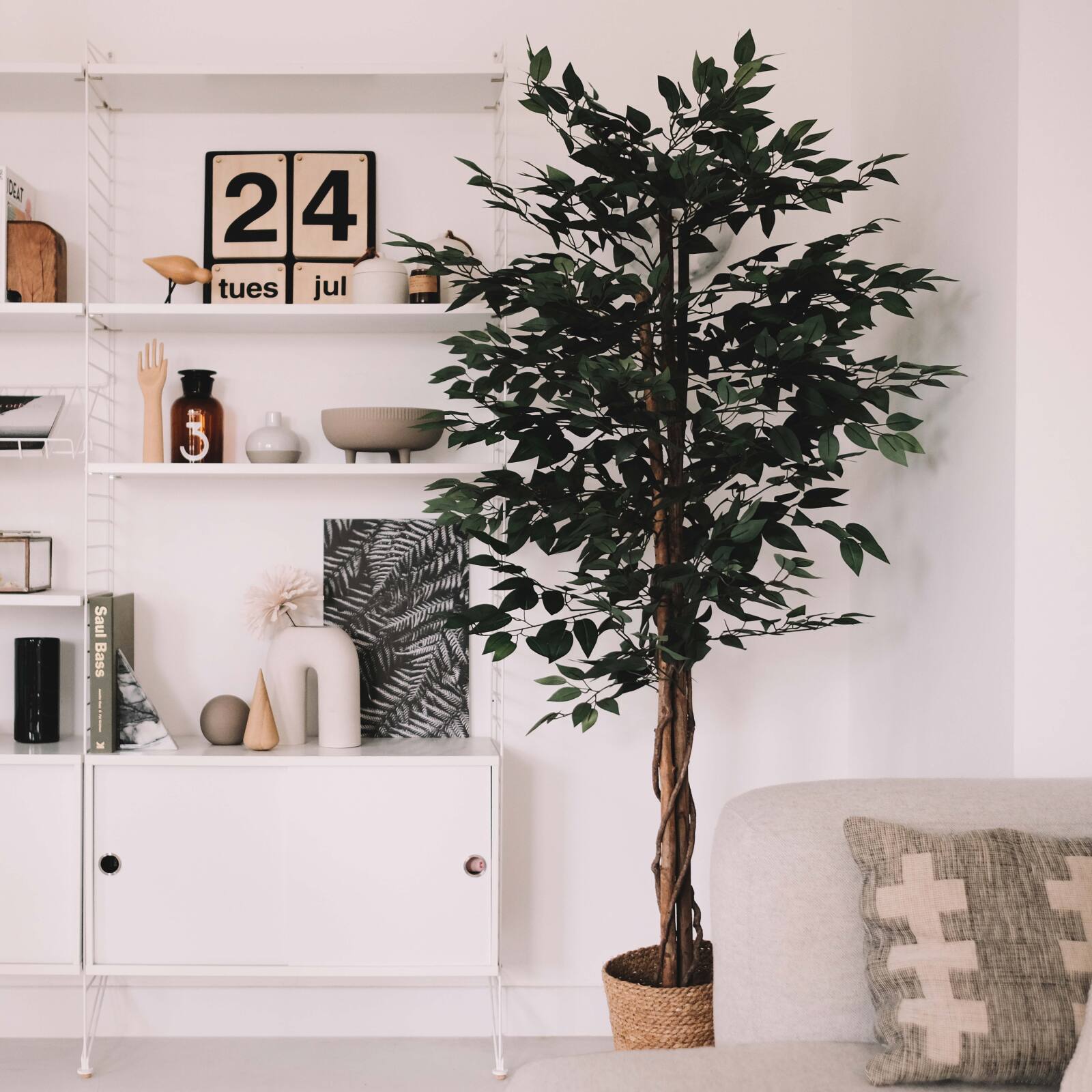 Künstlicher Feigenbaum im Topf, Höhe 180 cm 