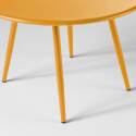 Runder Metall-Couchtisch Ø40 cm